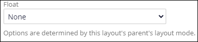 An example of helper text that gives context to the options in a drop-down list