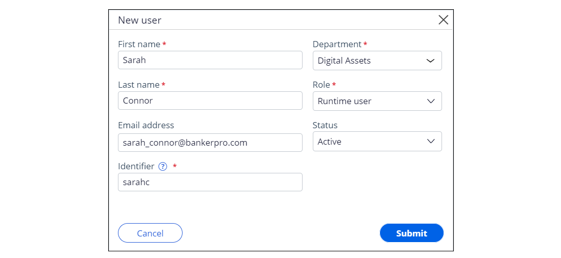 You can add users manually in the Pega Robot Manager portal