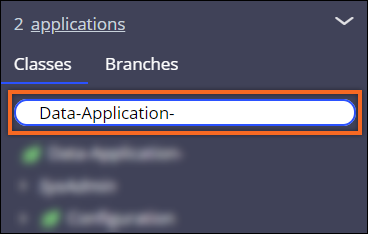 Application Explorer with a user input to find application features.