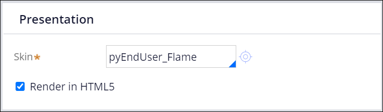 Skin is set to the out-of-the-box pyEndUser_Flame theme.