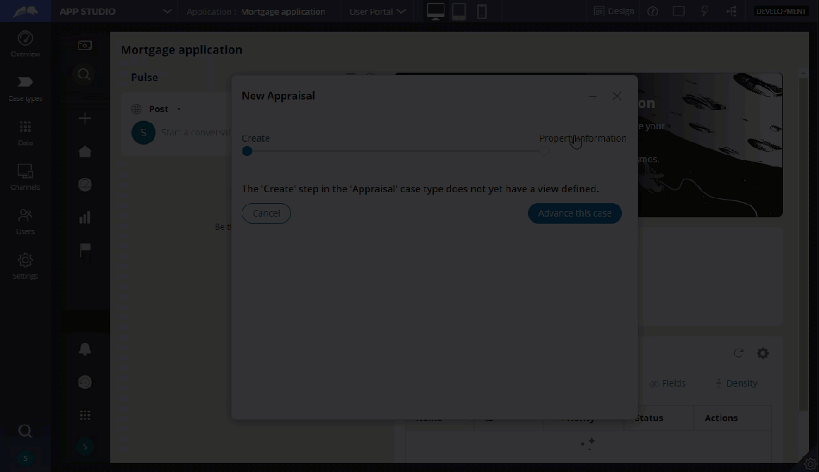 The design button helps you edit forms at run time.