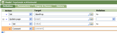 Set and Remove in Model rule form