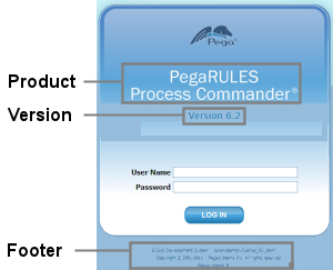 Log-in form