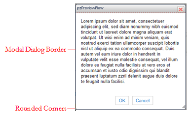 Modal Dialog Styles