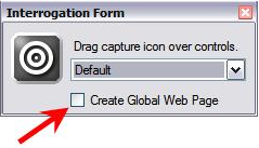 Create Global Web Page field