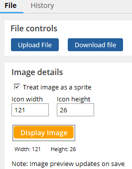 Add Icon Binary File