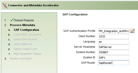 SAP Configuration
