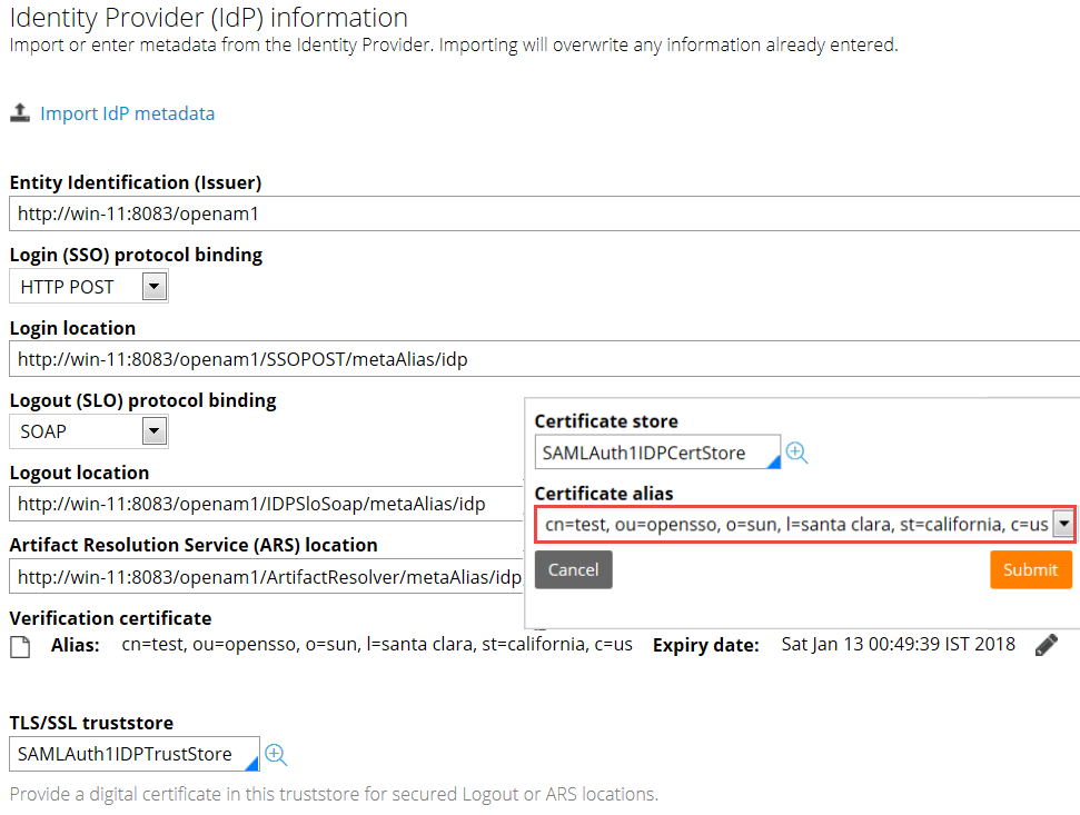 Modifying the certificate store