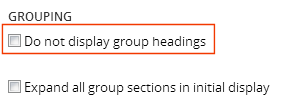 option to hide group headings