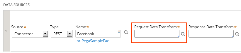 Request and response data transforms