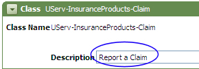 Class UServ-InsuranceProducts-Claim