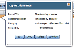 report information form