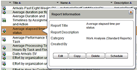 right-click menu for reports