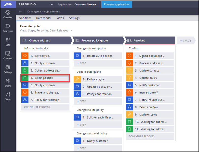 Steps to modify to extend Policy details