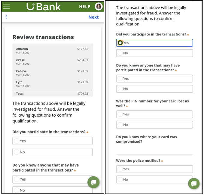 customer reviews transactions