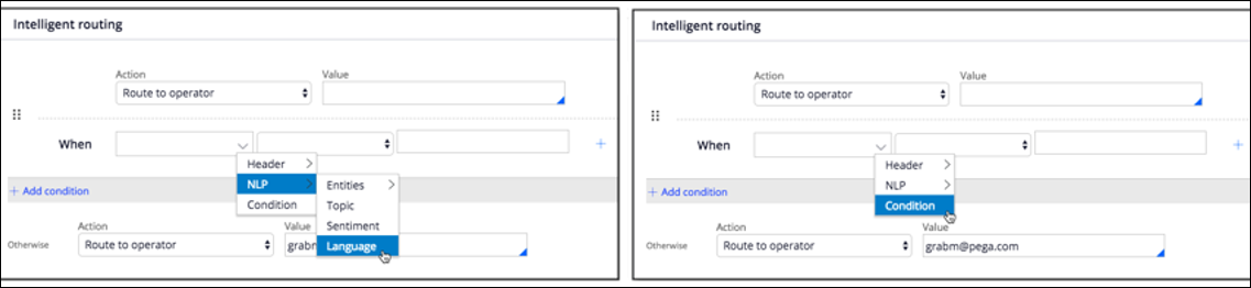 Intelligent routing for the Email channel